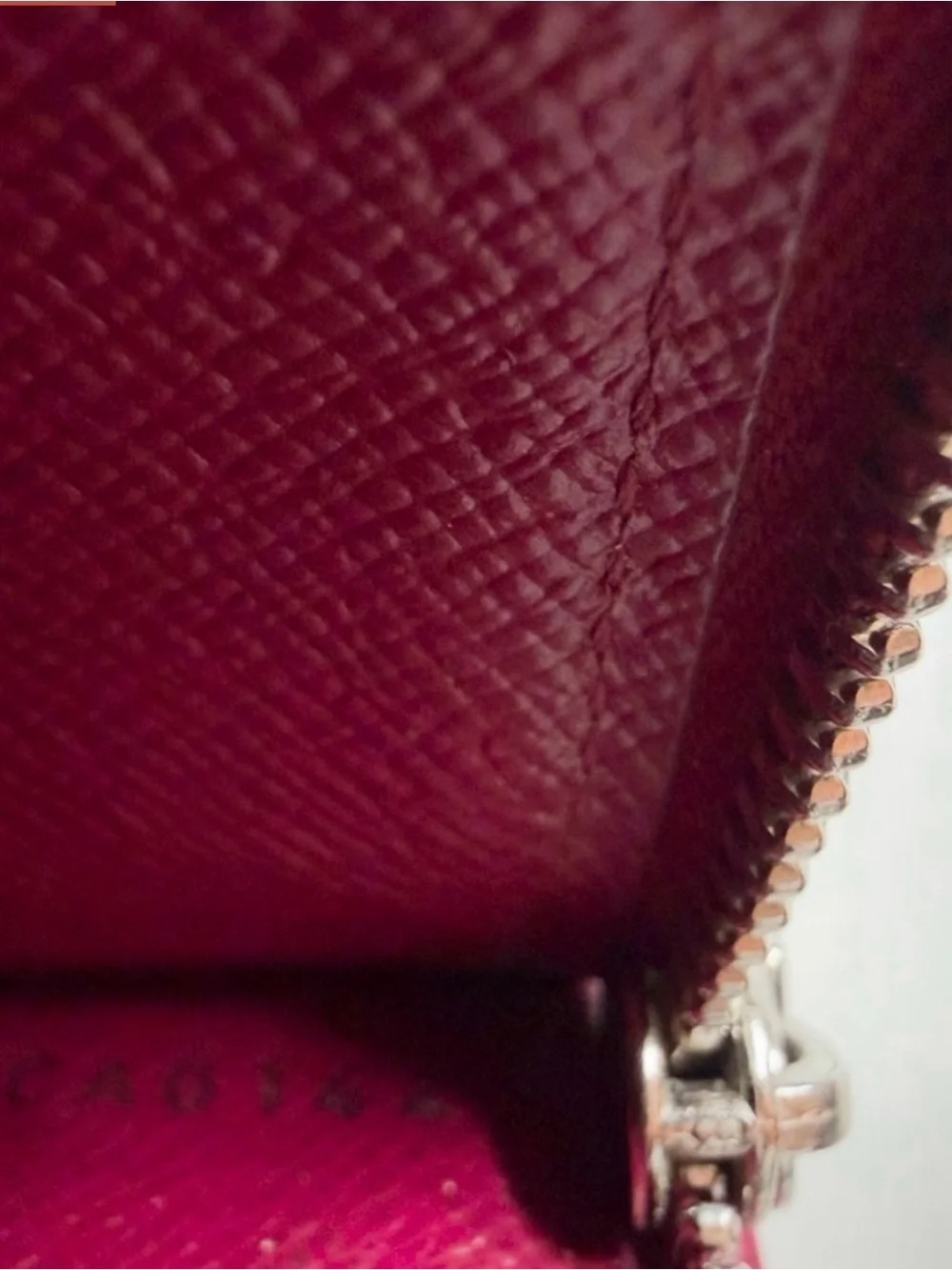 Louis Vuitton Magenta Epi Leather Long Wallet